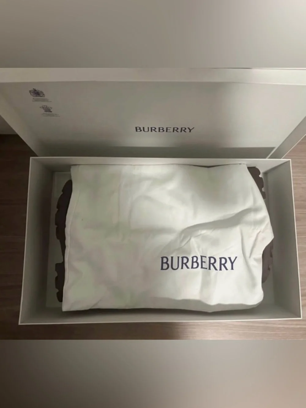 Burberry Women’s Dark Burgundy Knee-High Rain Boots - Picture 4 of 4